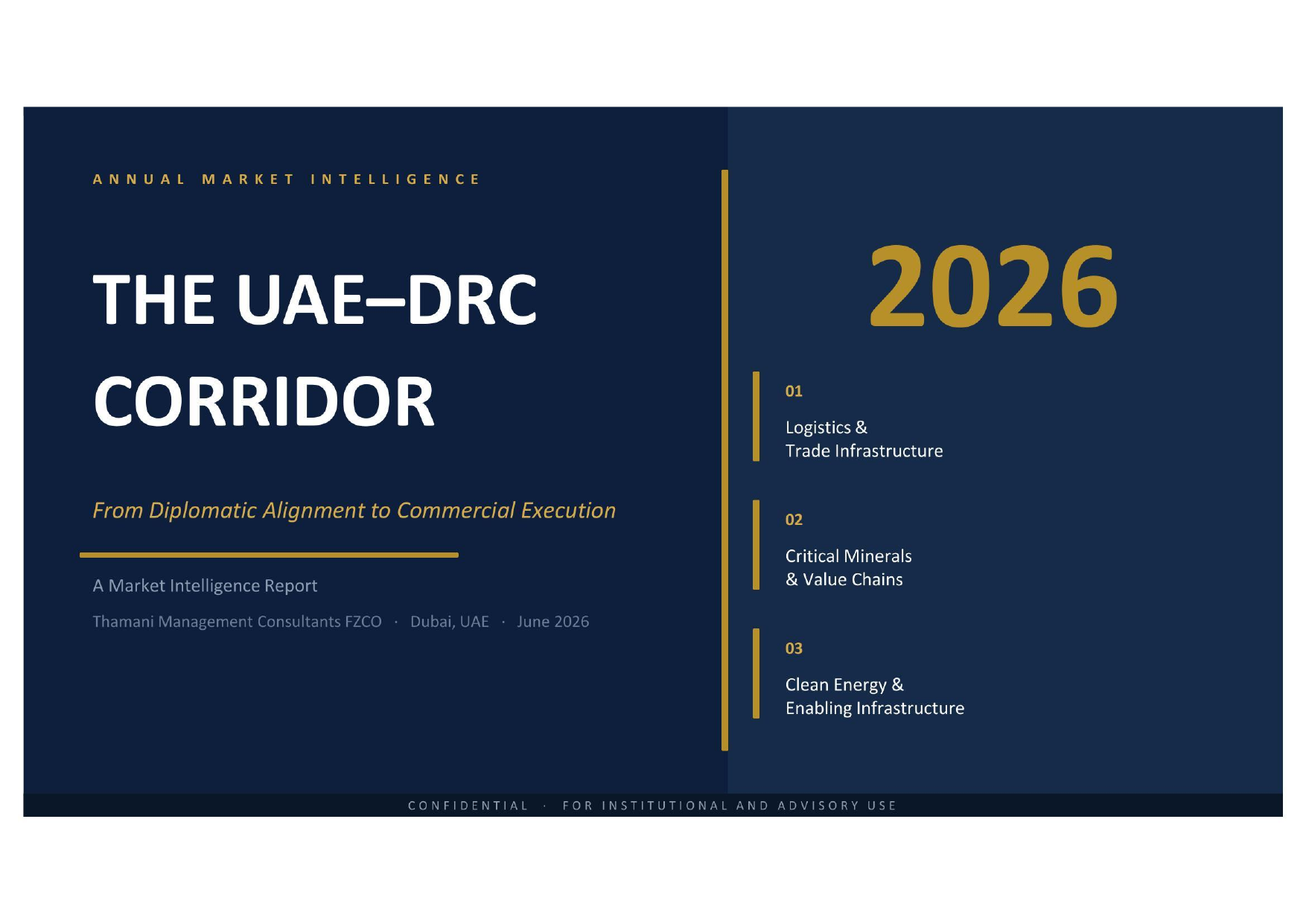 Cover of The UAE–DRC Corridor 2026